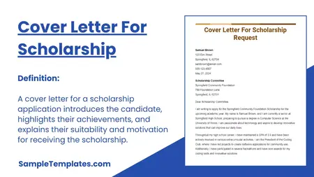 How to Write a Cover Letter for a Scholarship