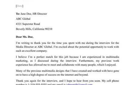 How to Write a Thank You Note After an Interview