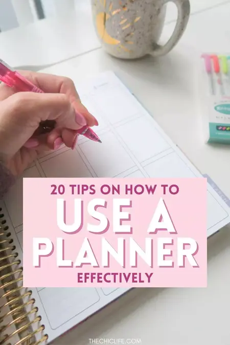 How to Effectively Use a Planner