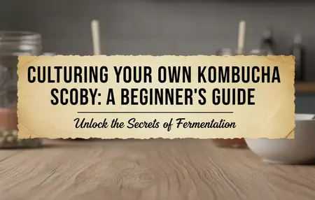 How to Make Kombucha Scoby