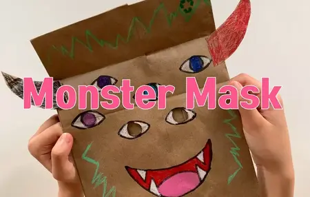How to Make a Paper Bag Mask for Halloween