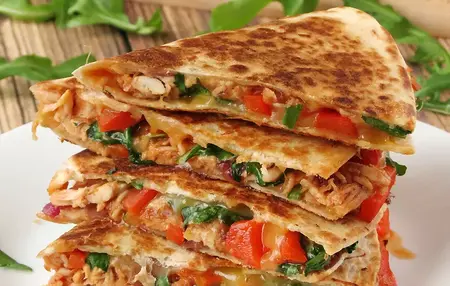 How to Make a Quesadilla with Chicken