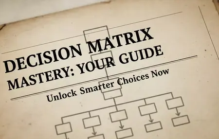 How to make a decision matrix