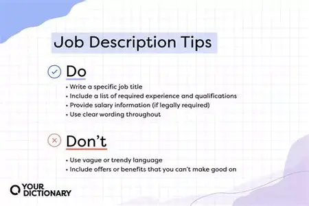 How to Write a Job Description
