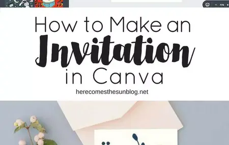 How to Use Canva for Invitations