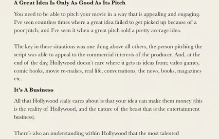 How to Pitch a Screenplay