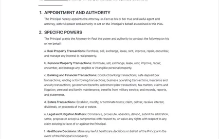 How to Create a Power of Attorney