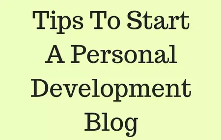 How to Start a Blog for Personal Development