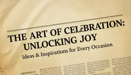 How to Celebrate a Special Occasion