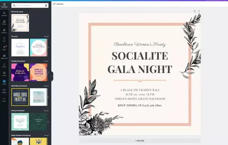 How to Use Canva for Invitations