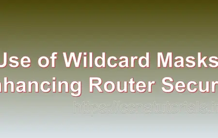 How to Use a Router for Security