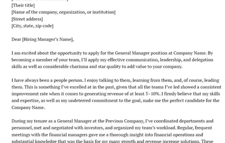 How to Create a Winning Cover Letter for a Management Position