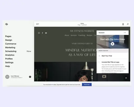 How to Create a Website Using Squarespace
