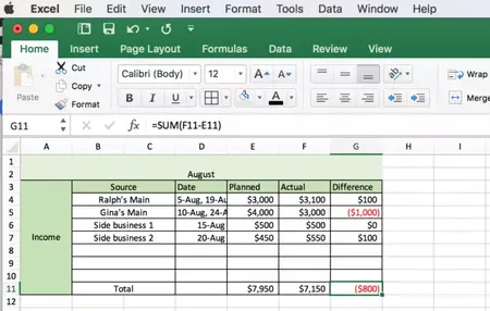 How to Build a Simple Budgeting Spreadsheet in Excel