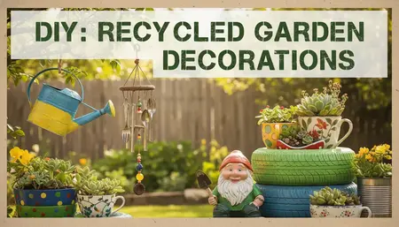 How to Make a Recycled Garden Decoration