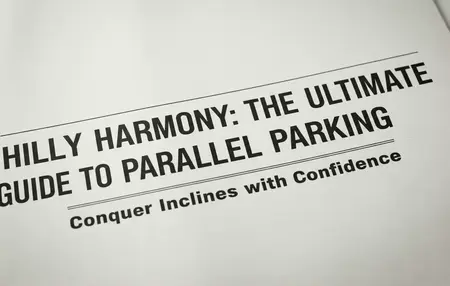 How to parallel park on a hill