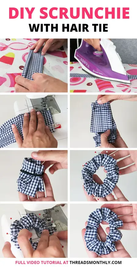 How to Make a DIY Hair Scrunchie