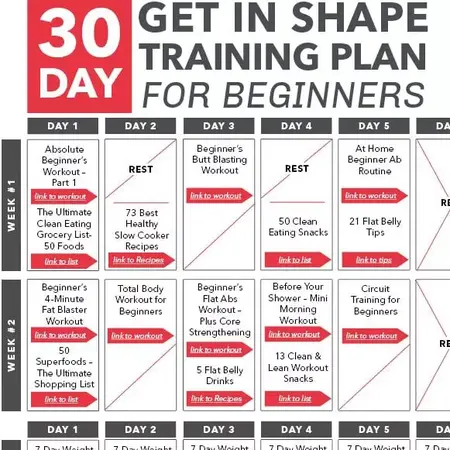 How to Get in Shape in 30 Days
