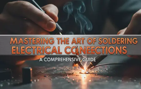 How to solder electrical connections