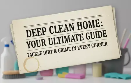 How to Deep Clean Your Home
