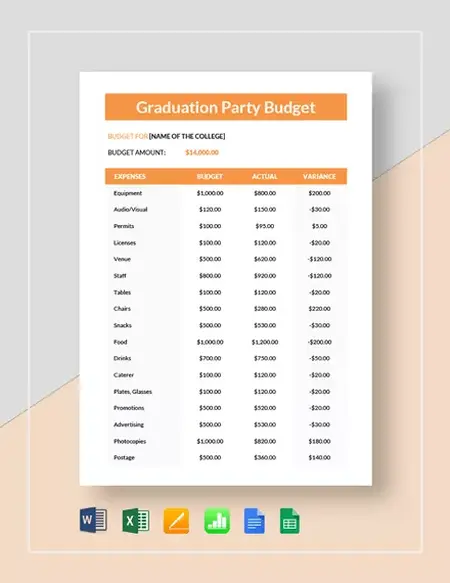How to Create a Budget for a Graduation Party