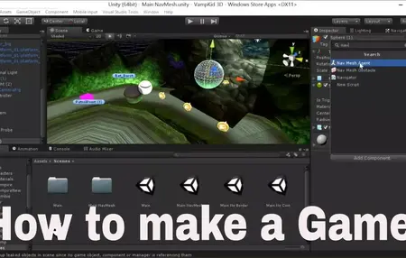 How to create a game in unity