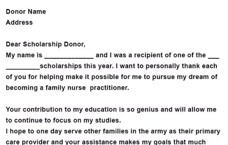 How to Write a Thank You Letter for a Scholarship