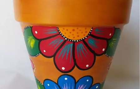 How to Make a Clay Pot Decoration