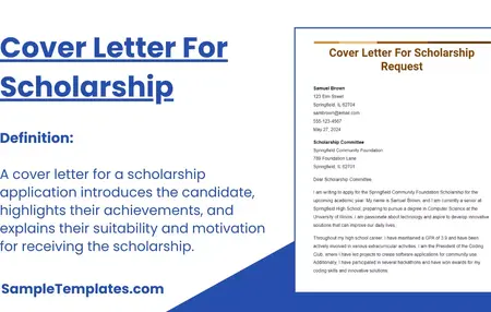 How to Write a Cover Letter for a Scholarship
