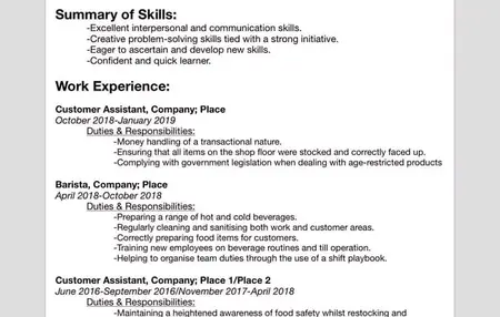 How to Write a Resume for Full-Time Job