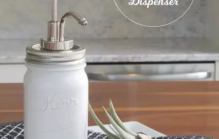 How to Make a Mason Jar Soap Dispenser