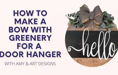 How to Make a Door Hanger