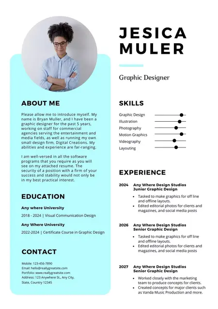 How to Create a Powerful Resume for a Graphic Designer