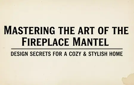 How to Build a Fireplace Mantel