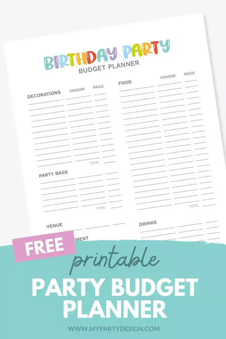 How to Create a Budget for Your Child's Birthday Party