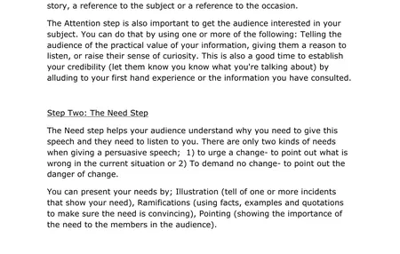 How to Write a Persuasive Speech