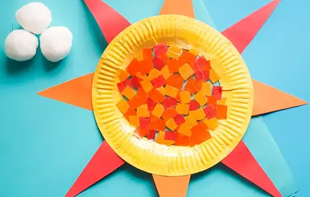 How to Make a Paper Plate Suncatcher