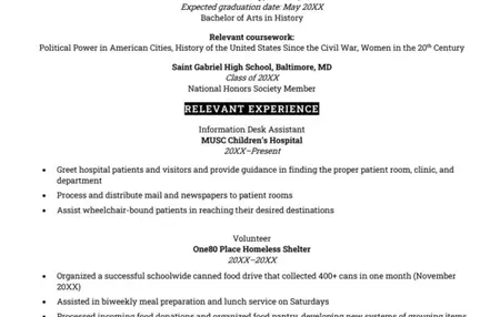 How to Make a Resume for College Freshmen