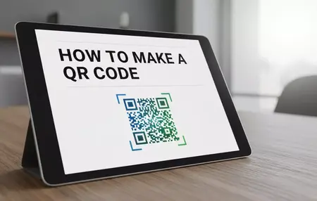 How to make a QR code