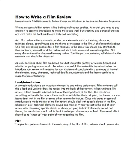 How to Write a Blog Post About a Movie