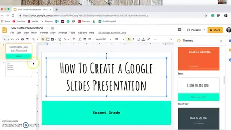 How to Make a Presentation in Google Slides