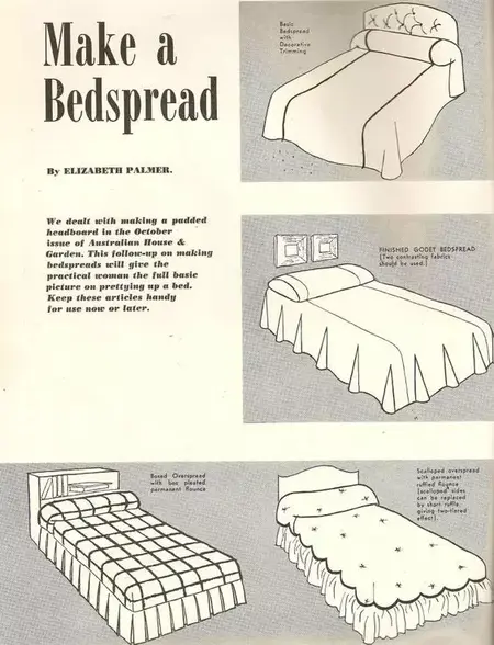 How to Sew a Bedspread