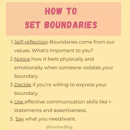 How to Set Boundaries in Relationships