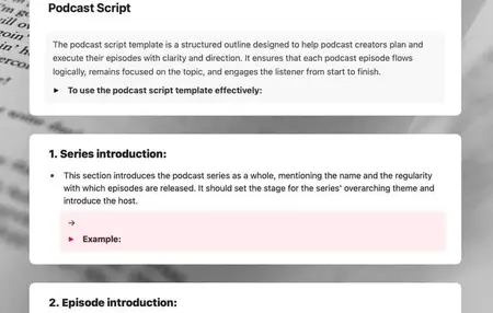 How to Create a Podcast Script