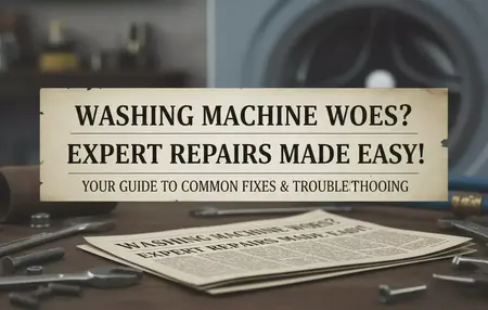 How to Fix a Broken Washing Machine