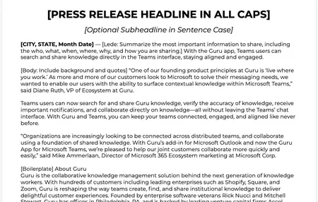 How to Write a Press Release for Your Business