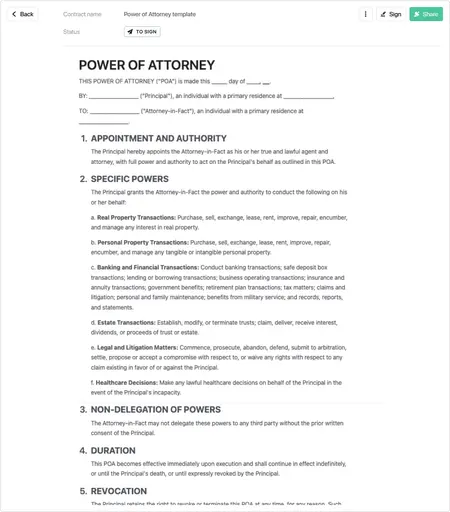 How to Create a Power of Attorney