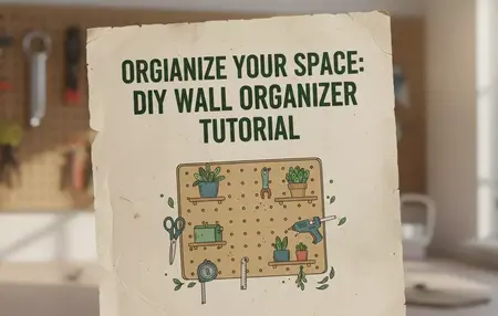How to Make a DIY Wall Organizer