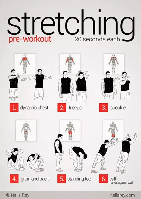 How to properly stretch before exercise