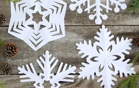 How to Make a Paper Snowflakes